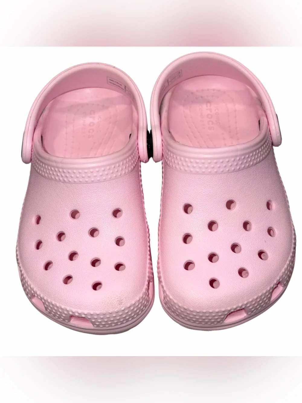 Crocs Pink Toddler Classic Clogs Shoes size 7